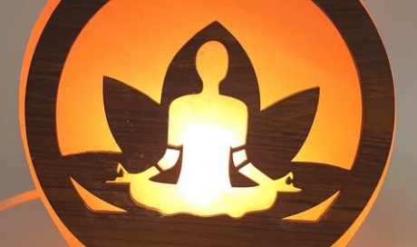 Lampe de Sel Yoga Méditation 5KG